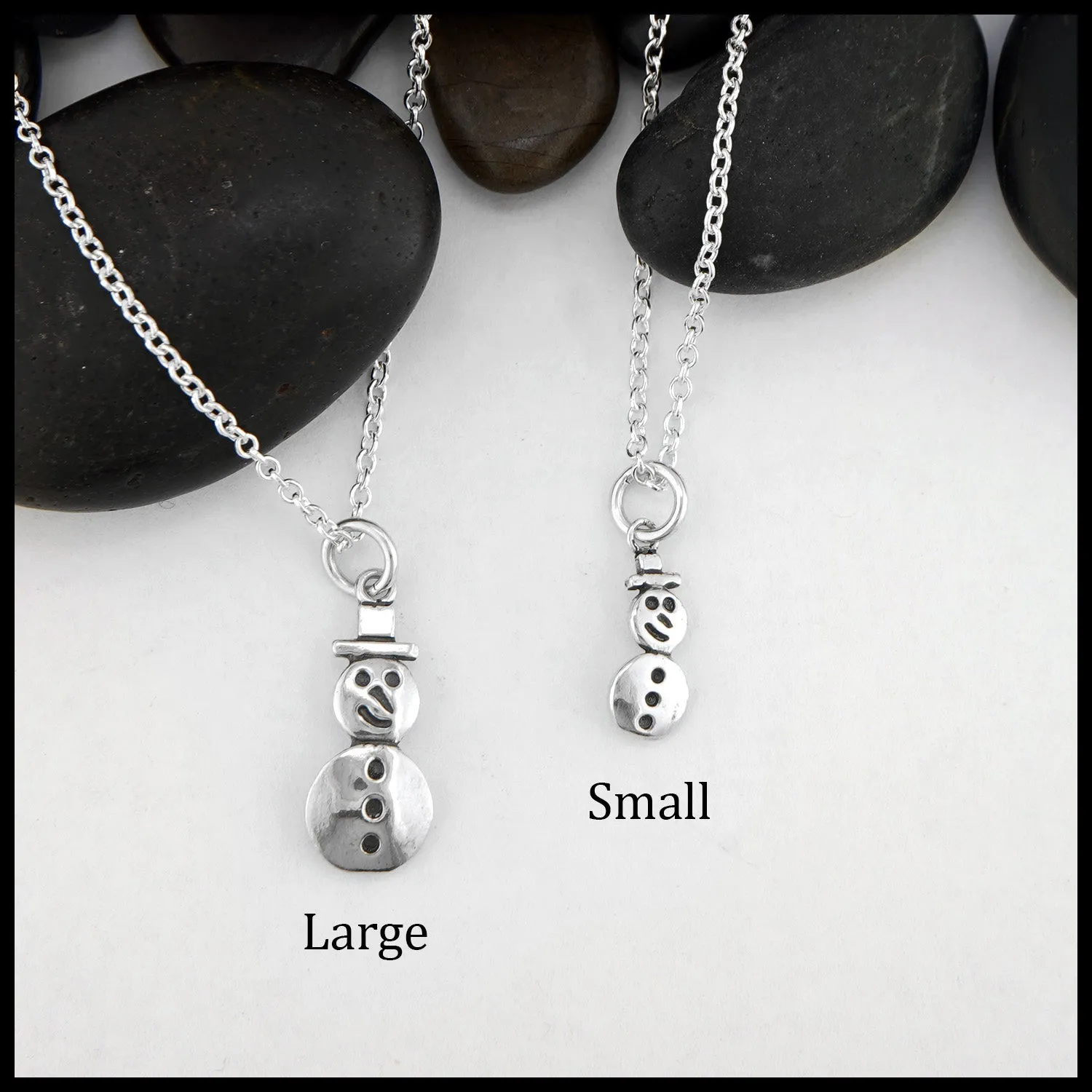Snowman Pendant and Earring Set