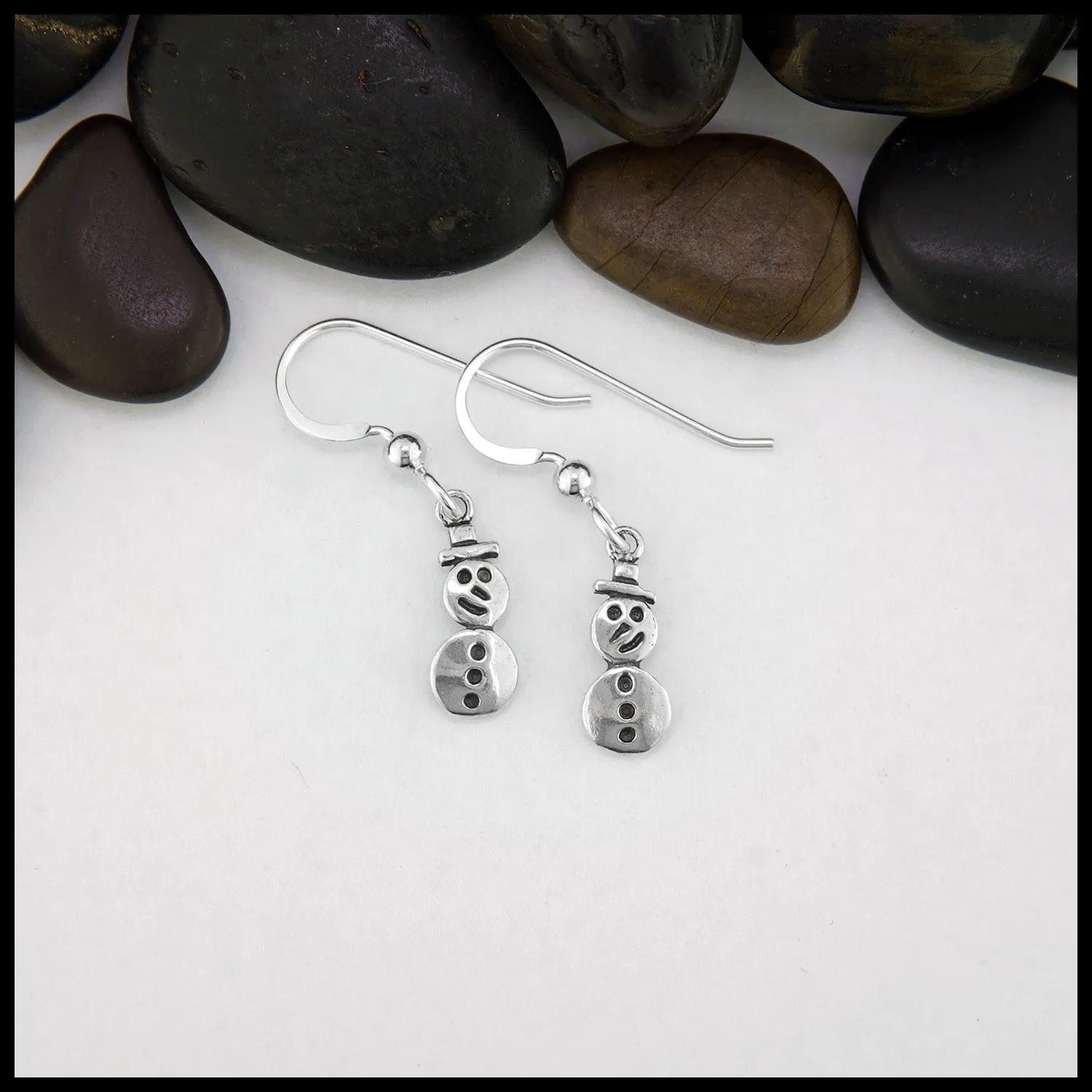 Snowman Pendant and Earring Set