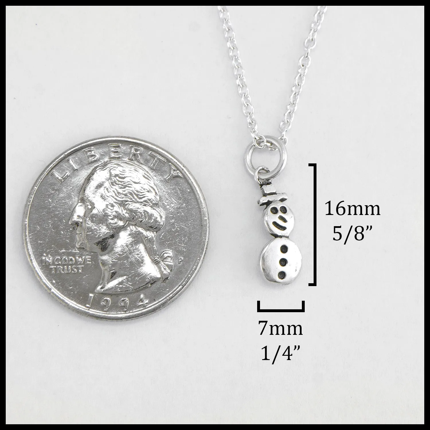 Snowman Pendant and Earring Set