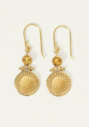 Solar Earrings Gold