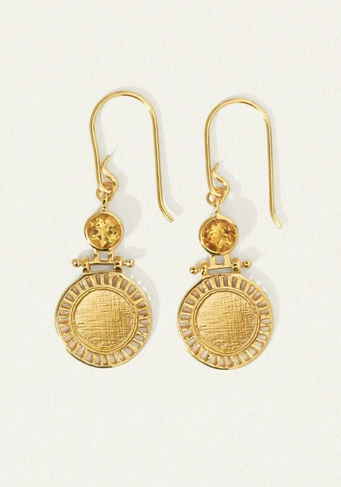 Solar Earrings Gold