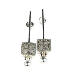 Square Drop Earrings
