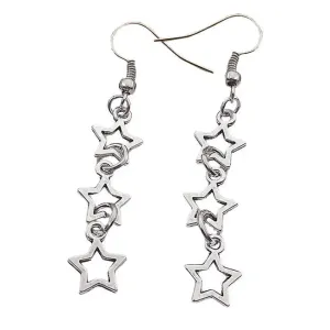Stargirl Drop Earrings in Zinc Alloy for a Chic Look