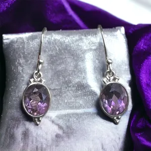 Sterling Silver Amethyst Earrings