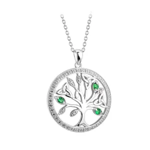 Sterling Silver Tree of Life  Pendant with Chain - S46622