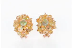 Studio Tara   I   Earrings 18K Pink Gold With Opal 15/11Mm  ER3689