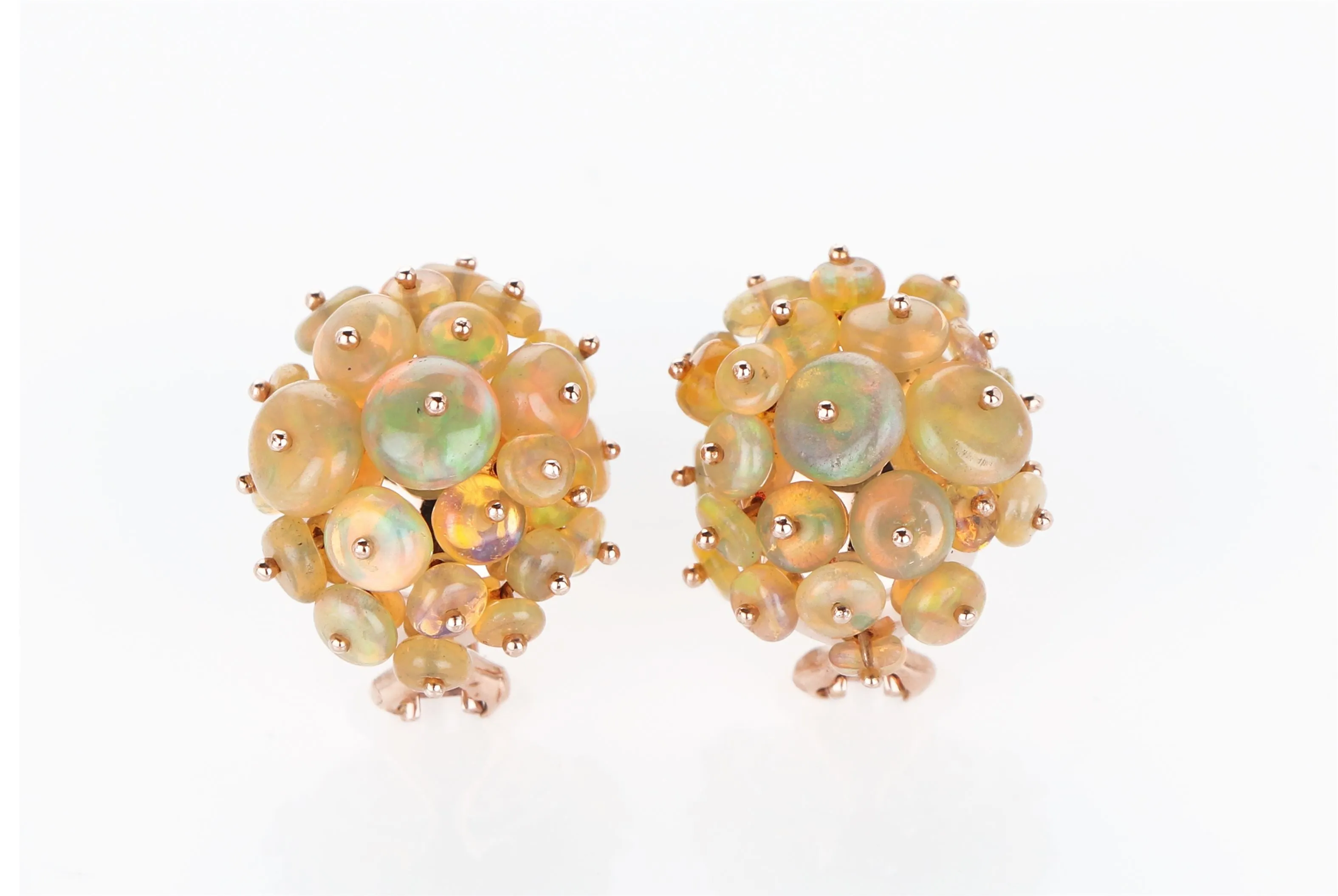 Studio Tara   I   Earrings 18K Pink Gold With Opal 15/11Mm  ER3689