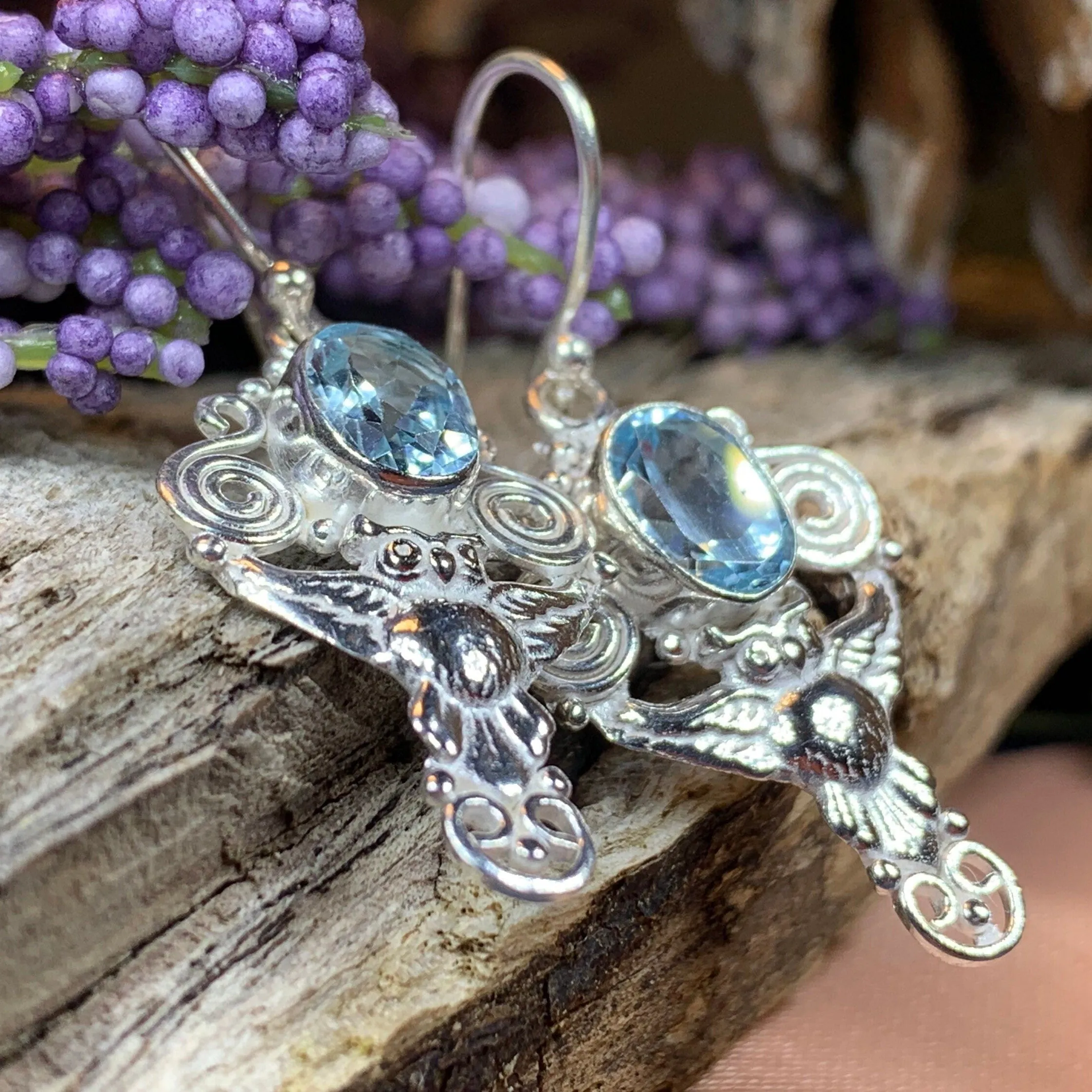 Summer Night Owl Earrings