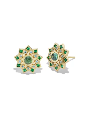 Temple Mandala Stud Earrings