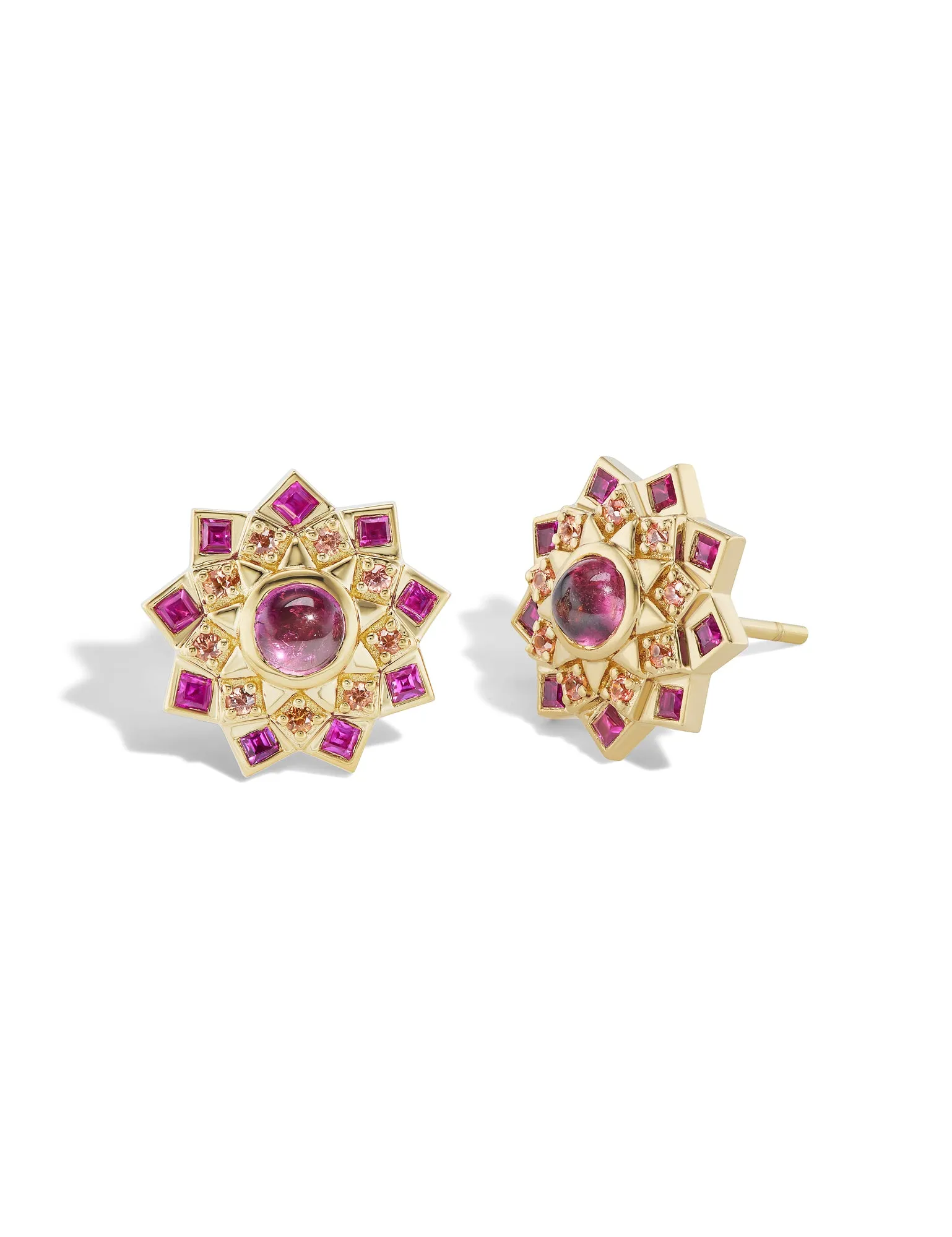 Temple Mandala Stud Earrings