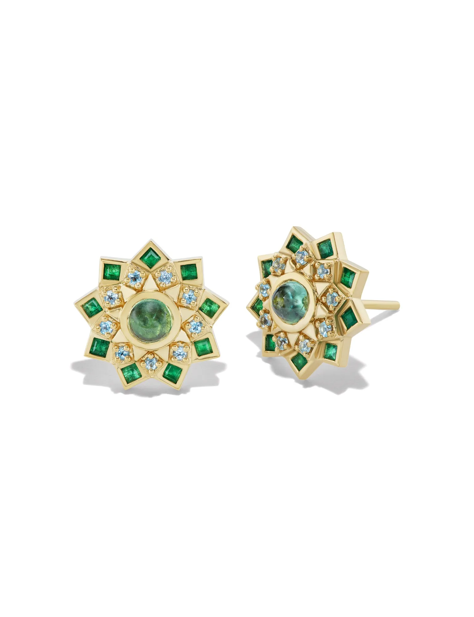 Temple Mandala Stud Earrings