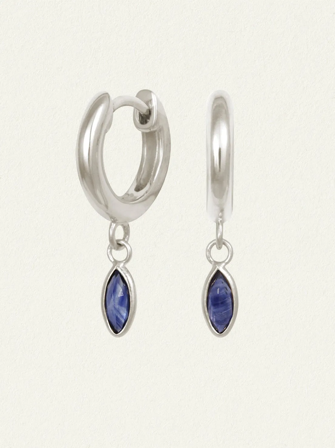 Temple of the Sun - Alessandra Earrings - Iolite Silver