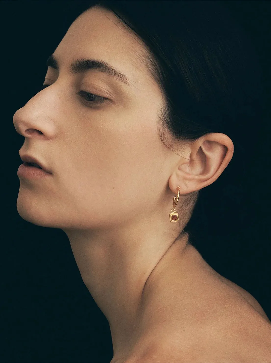 Temple of the Sun - Cilla Earrings - Gold