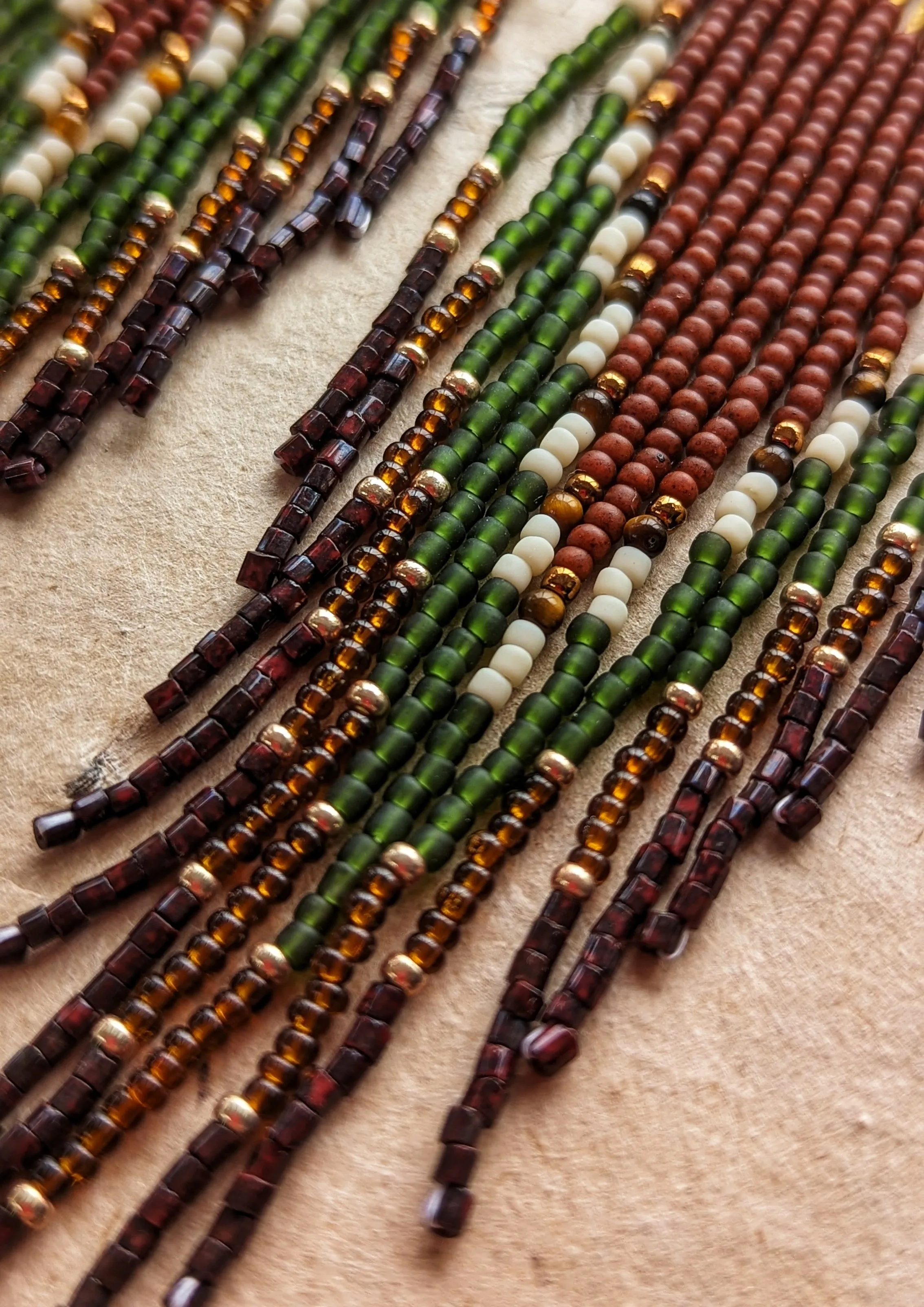Tequila, Tabaco, y Ron Beaded Earrings