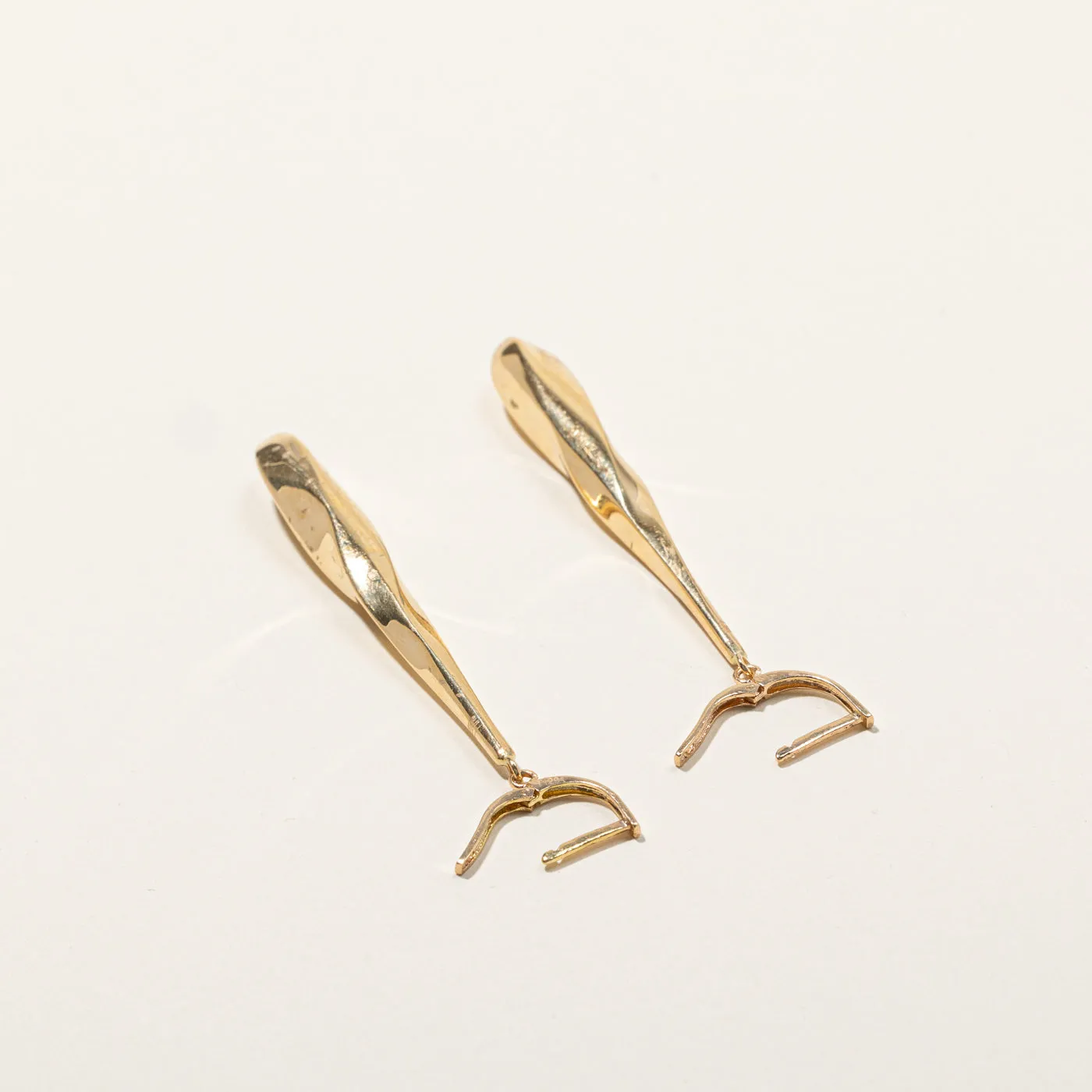 Textured Dangle Earrings