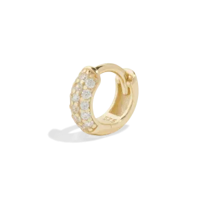 THE AURORA HOOP S - solid gold