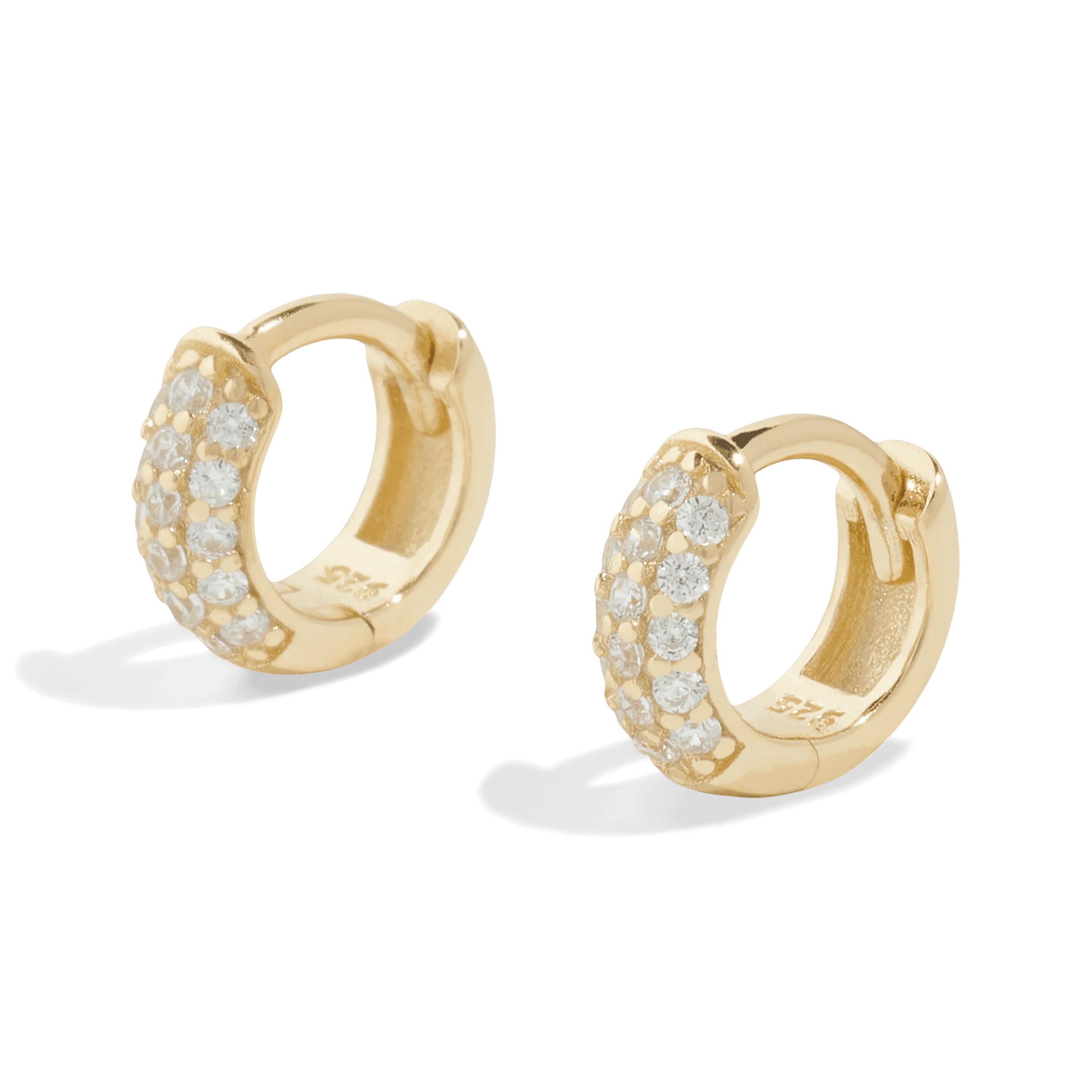 THE AURORA HOOP S - solid gold