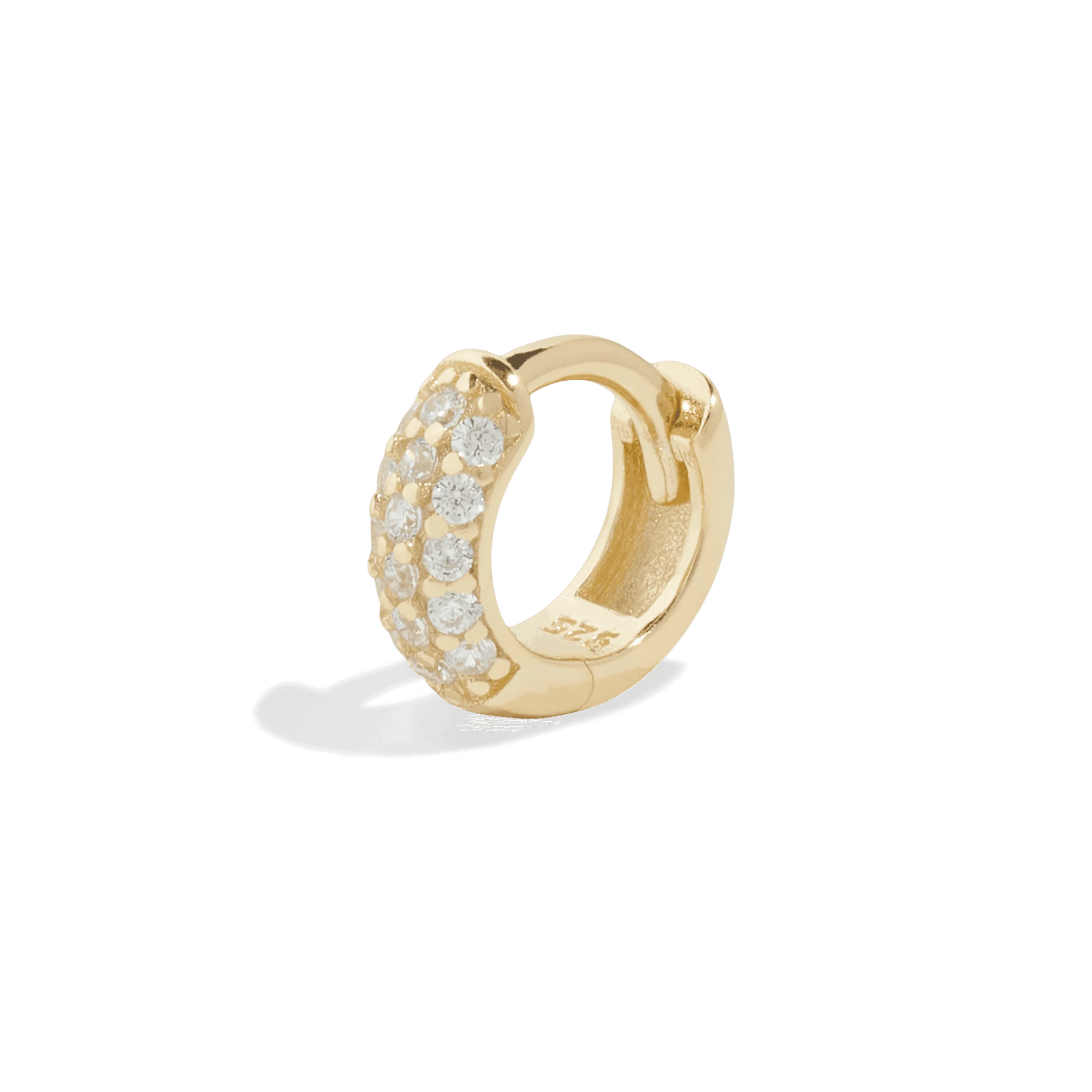 THE AURORA HOOP S - solid gold