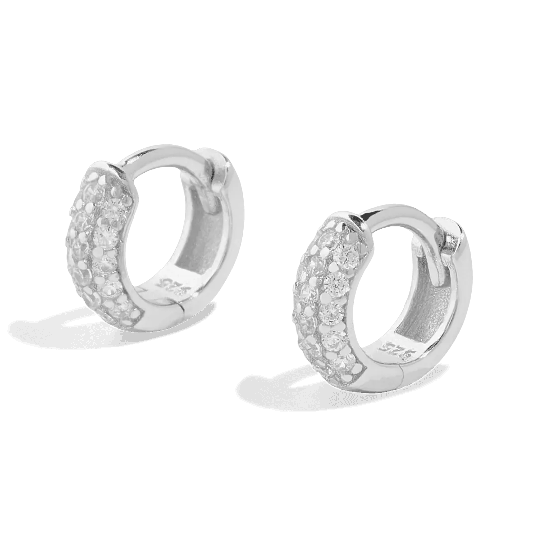 THE AURORA HOOP S - solid gold