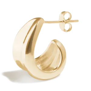 THE AVA HOOP - solid gold