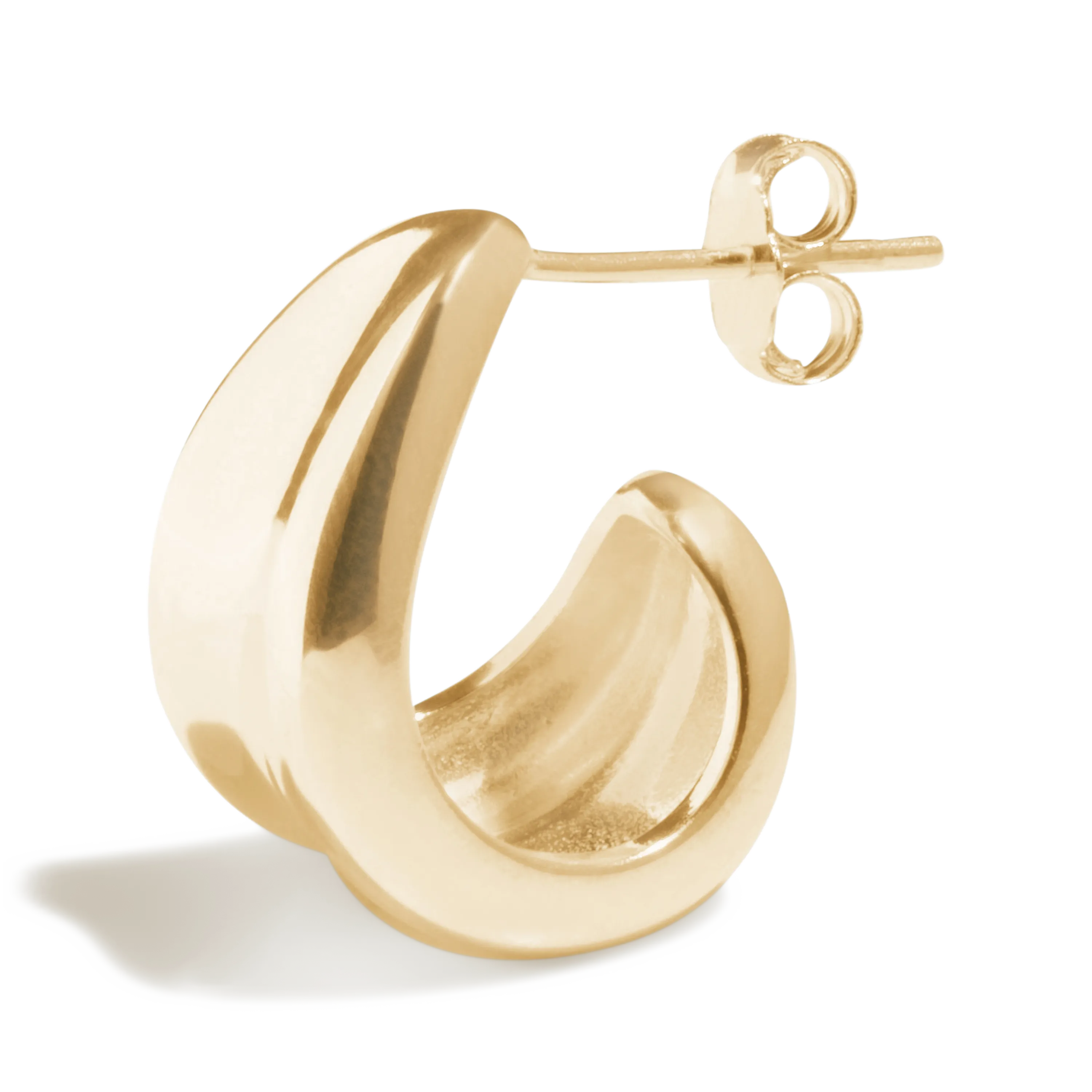 THE AVA HOOP - solid gold