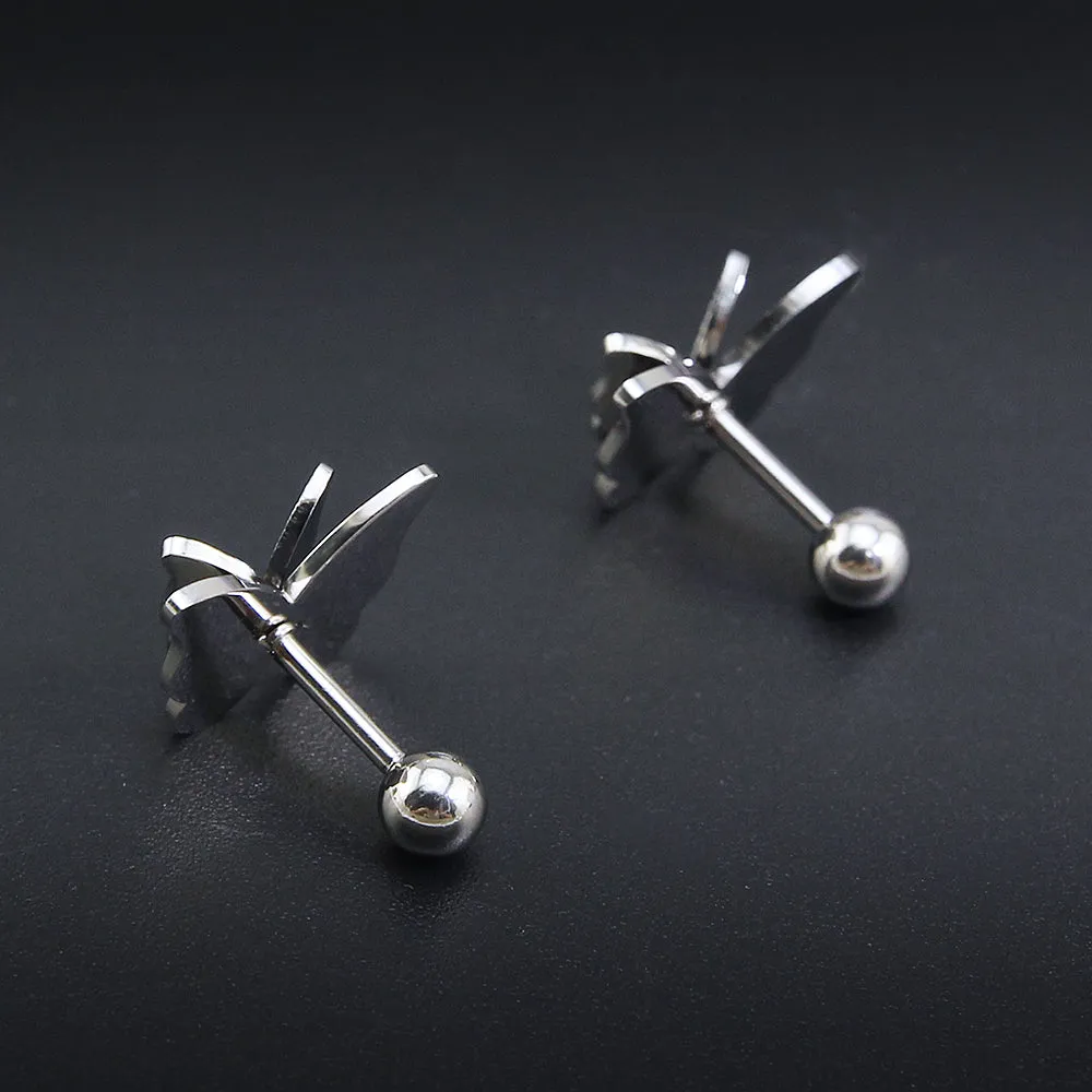 The Glittering Butterfly -- Stud Earrings for Women