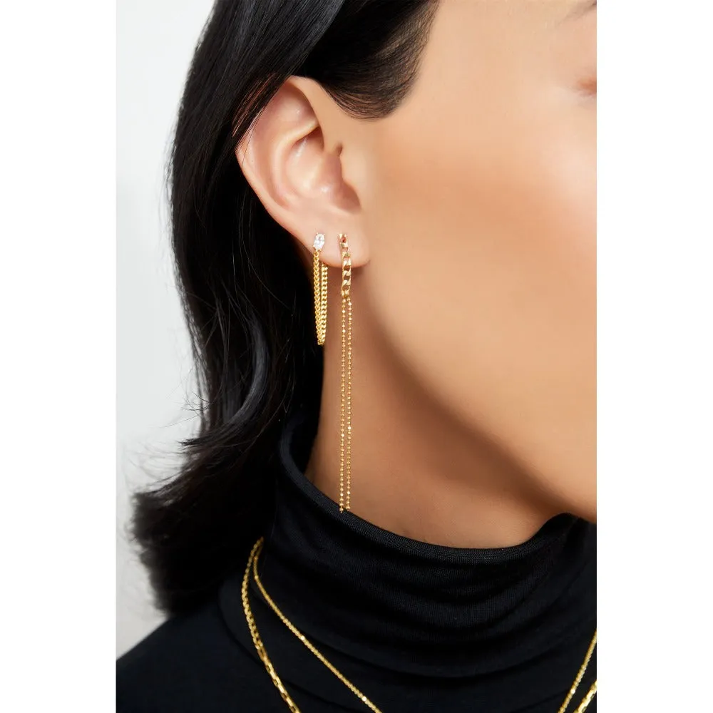 THE MINI CHAIN DROP EARRING