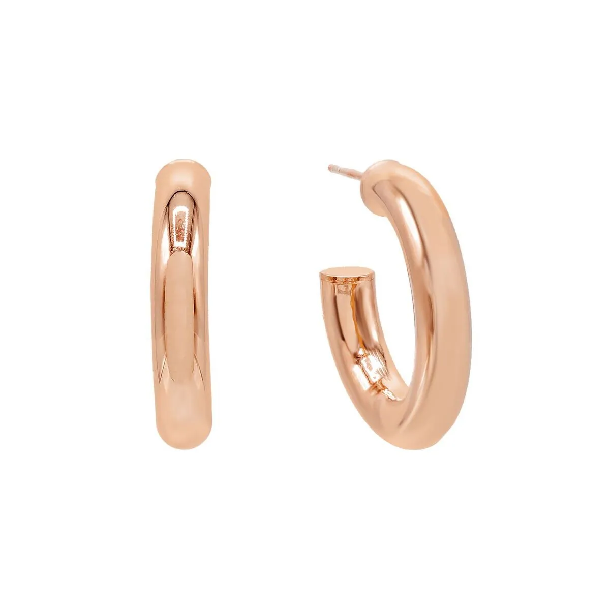 Thick Hollow Hoop Earring