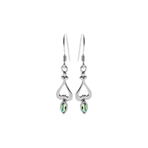 Tilly spade paua shell earrings