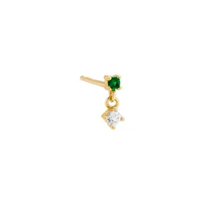 Tiny Colored Shaker Stud Earring