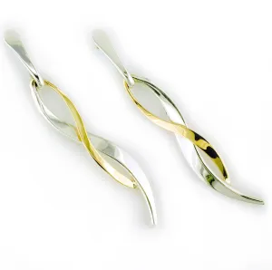 Tom Kruskal Wavy Dangle Earrings
