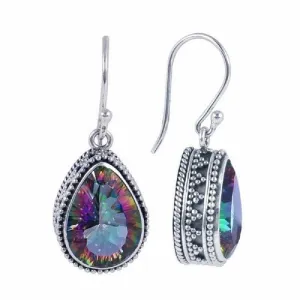 Topaz Teardrop Earrings Topaz Dangle Earrings