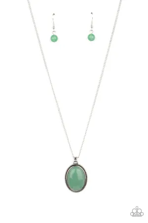 Tranquil Talisman Green Paparazzi Necklace
