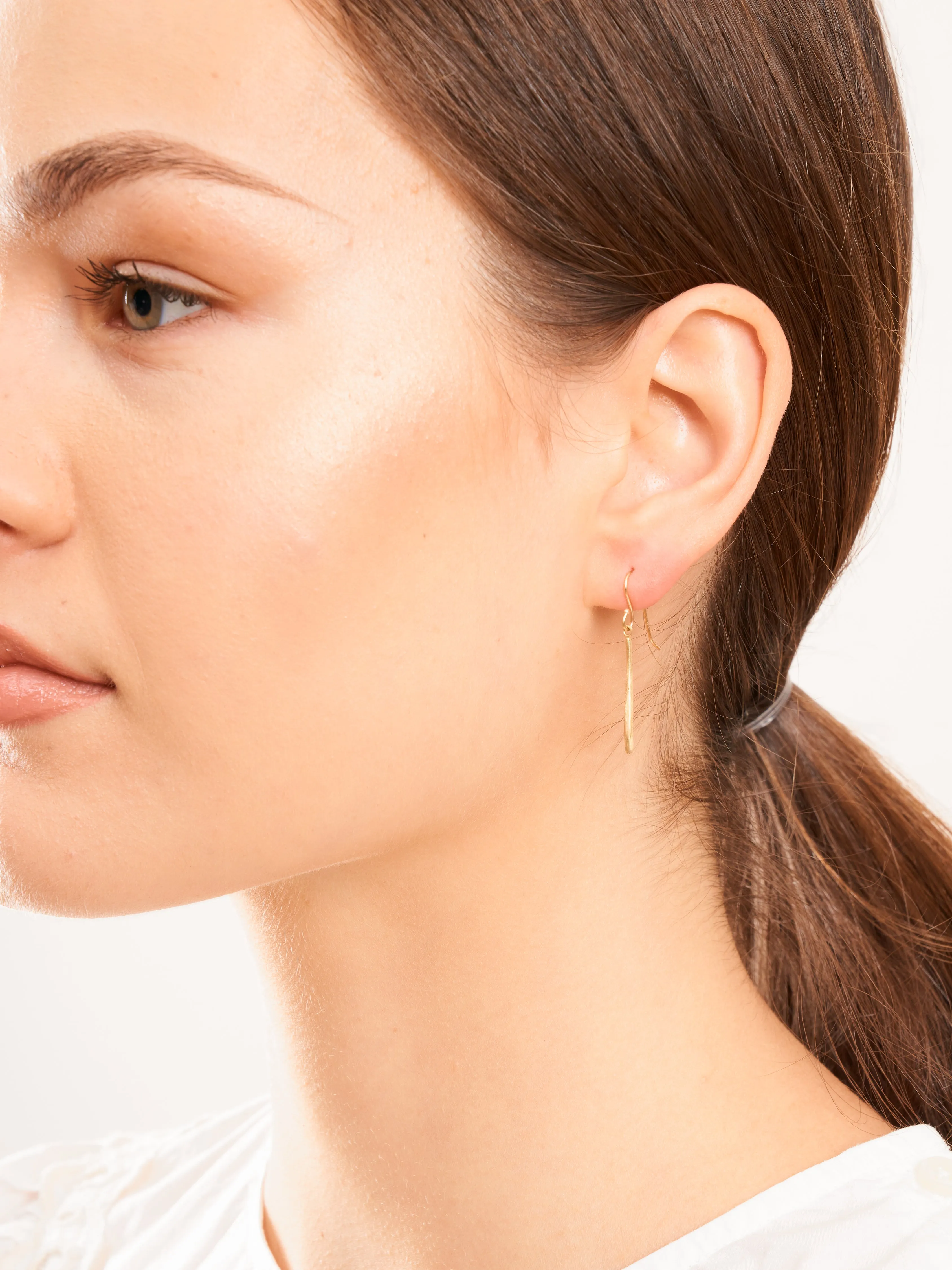 twig earrings - gold