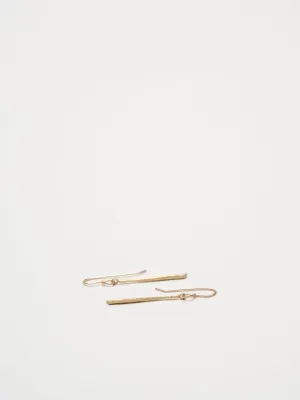 twig earrings - gold