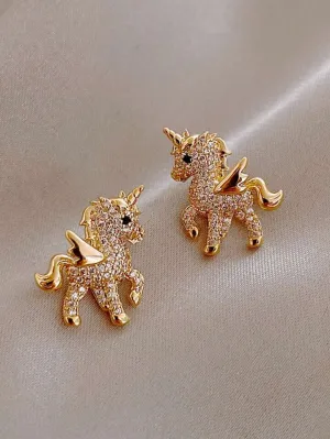 UNICORN STUD EARRINGS