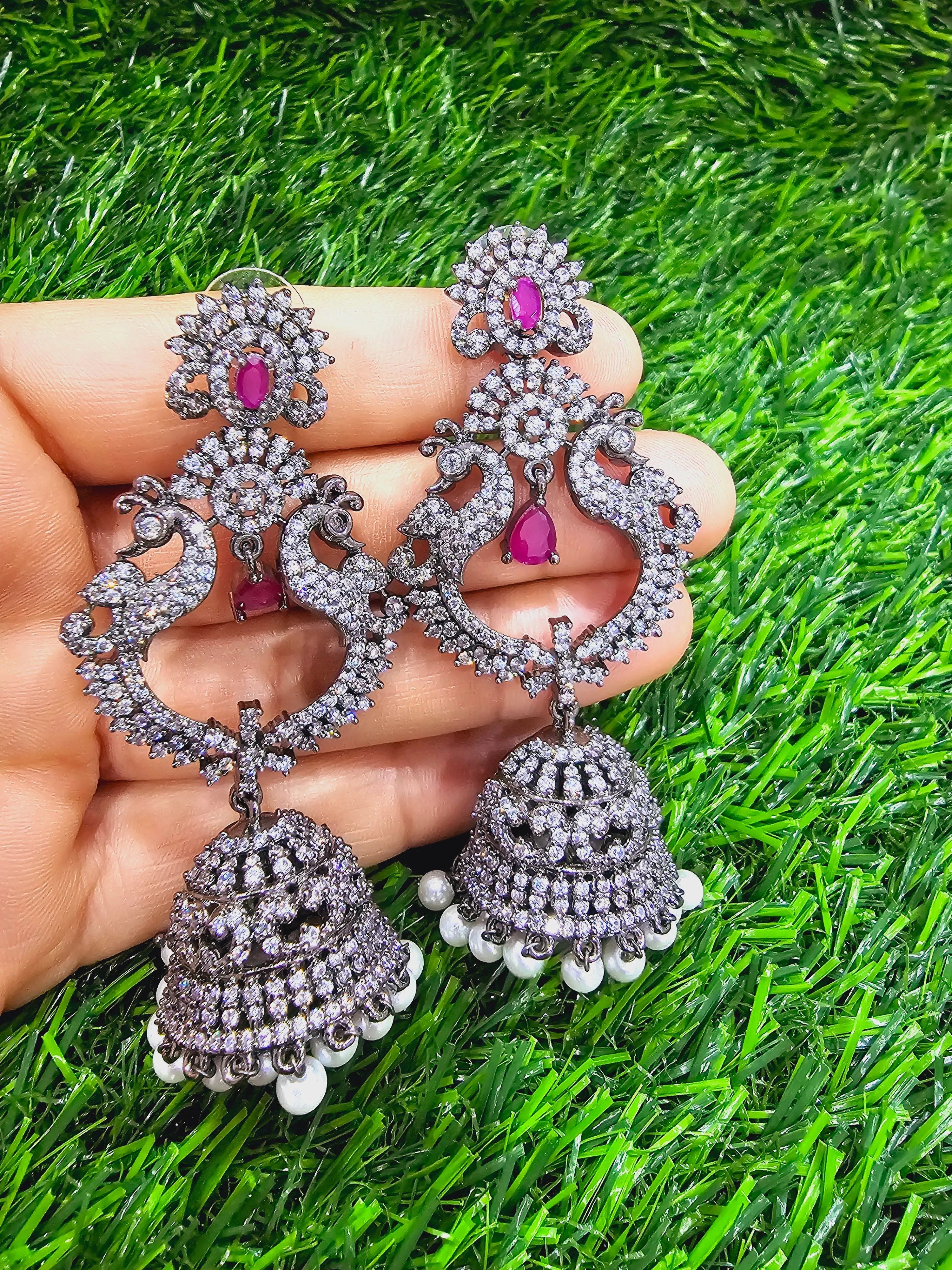 Victorian CZ Earrings