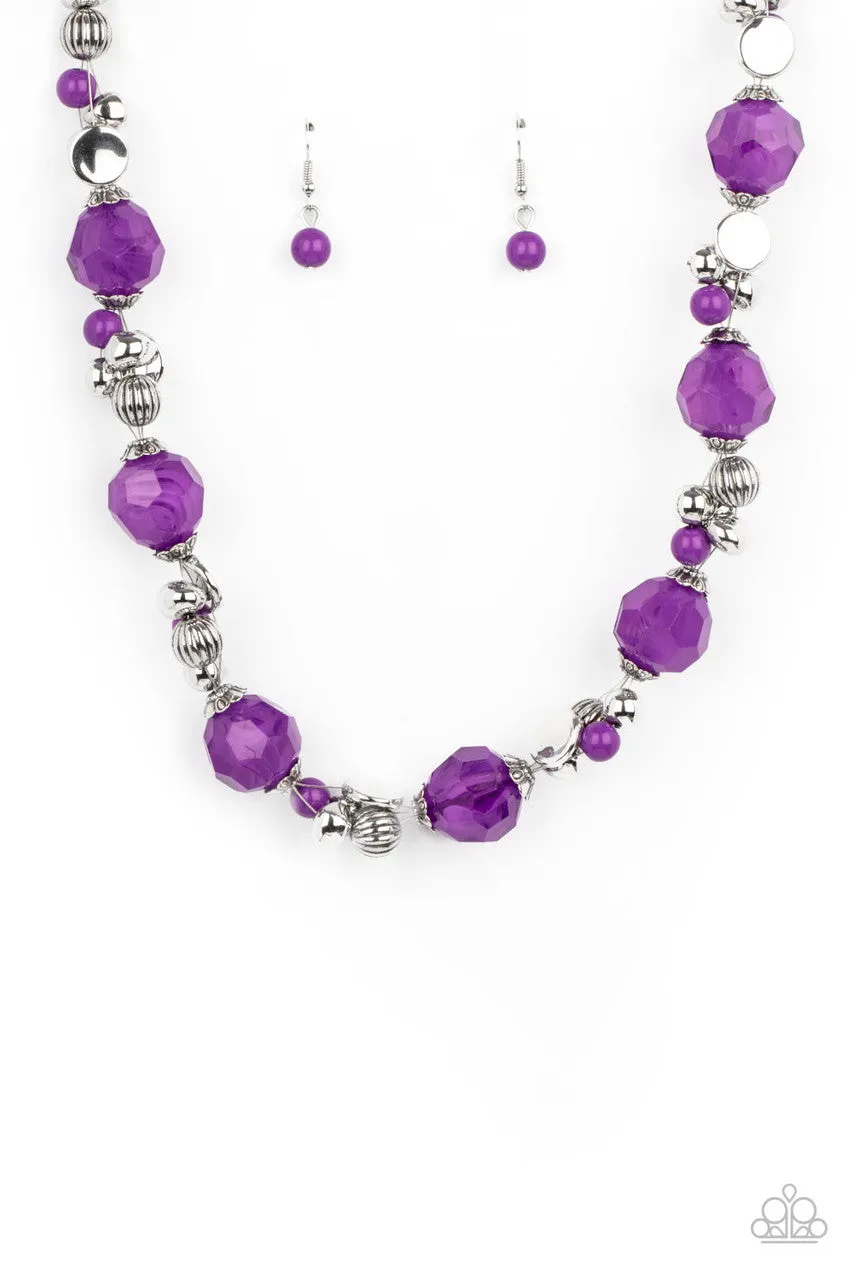 Vidi Vici VACATION Purple Paparazzi Necklace