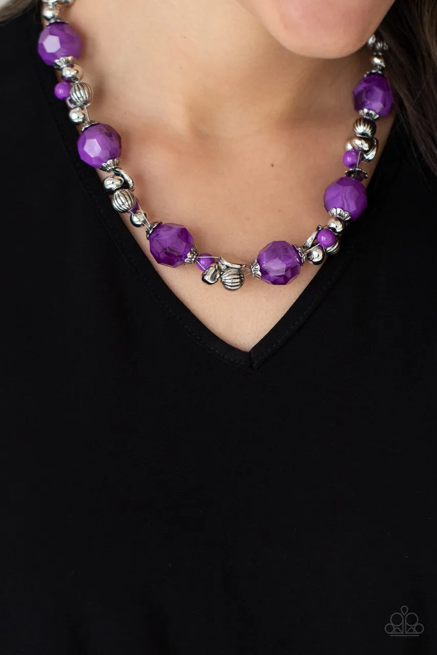 Vidi Vici VACATION Purple Paparazzi Necklace