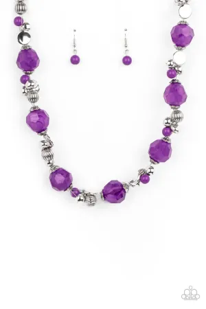 Vidi Vici VACATION Purple Paparazzi Necklace