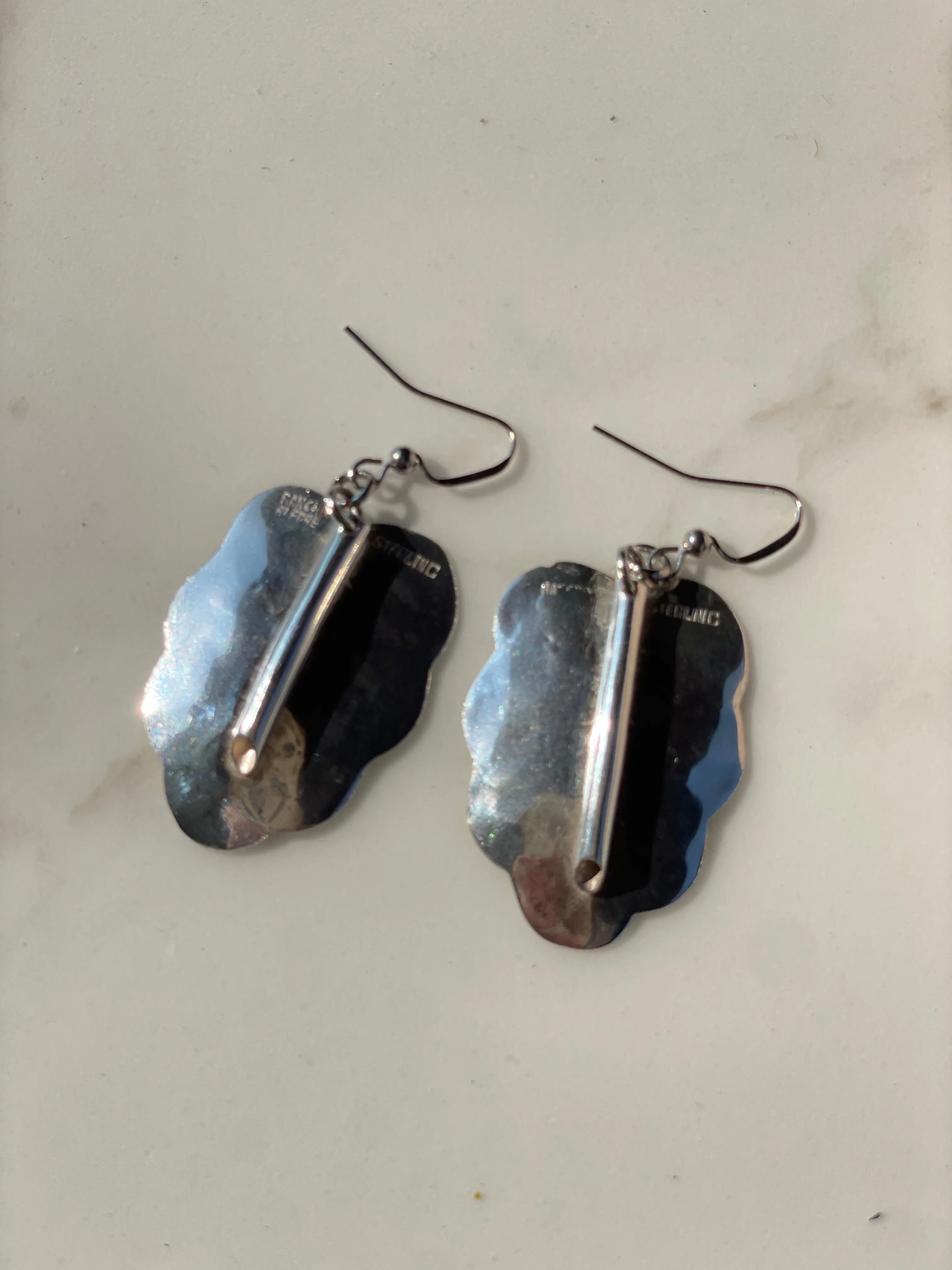 Vintage Silver Spoon Earrings