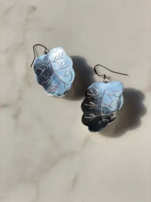 Vintage Silver Spoon Earrings