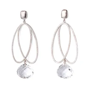 White Gold Joshie Earrings
