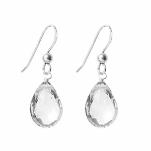White Topaz Earrings