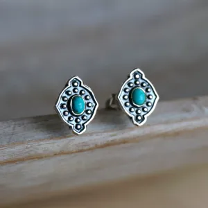 Yana Turquoise Stud Earrings