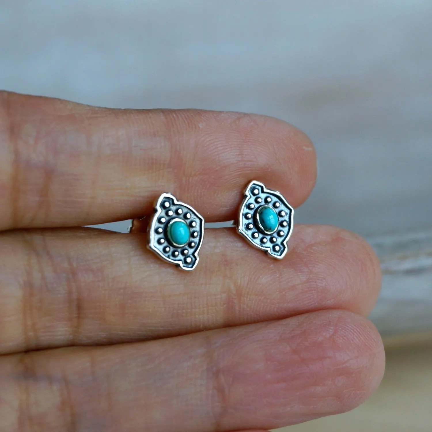Yana Turquoise Stud Earrings