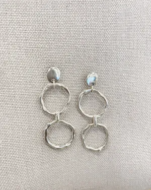 Zendy Silver Dangle Earrings